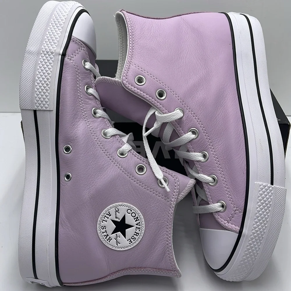 Converse WMNS CTAS LIFT H
PALE AMETHYST/WHITE/BLACK A07857C Platforms Sneakers - Picture 12 of 16